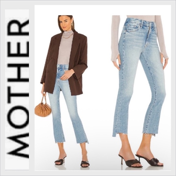 MOTHER | The Insider Crop Step Fray Jeans (I Confess) Size 28 - Picture 1 of 11